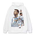 MESSI VINTAGE HOODIE – לבן