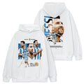 MESSI VINTAGE HOODIE – לבן