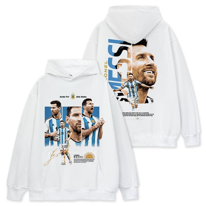 MESSI VINTAGE HOODIE · LA PULGA