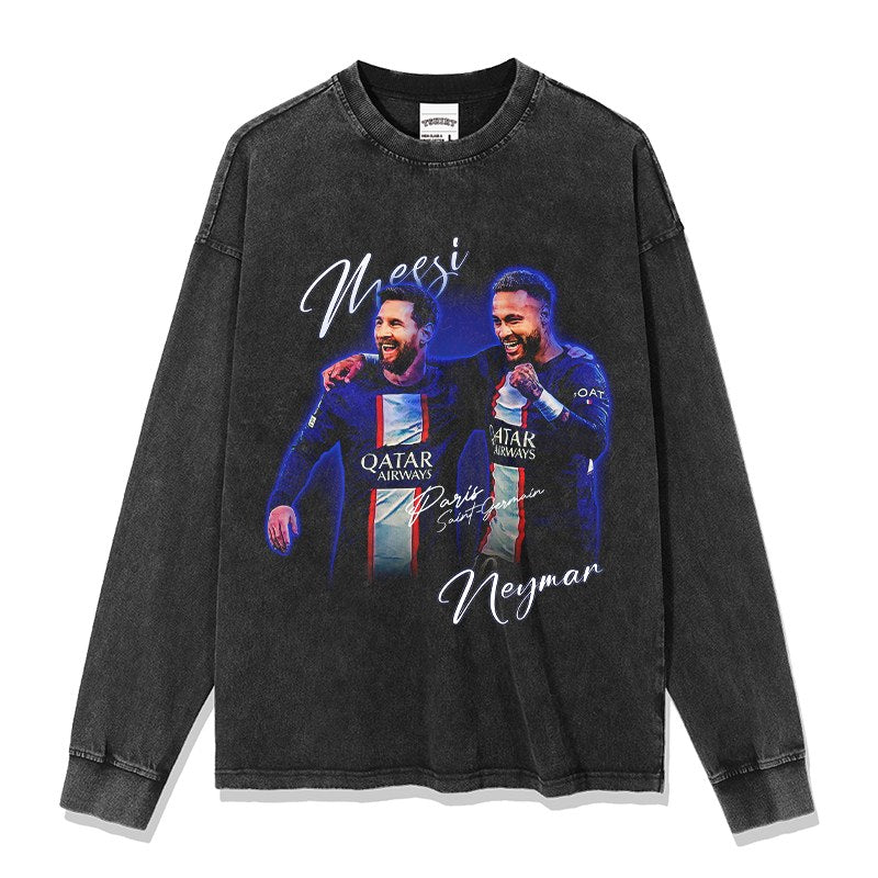 MESSI LONG SLEEVE – שחור שטוף