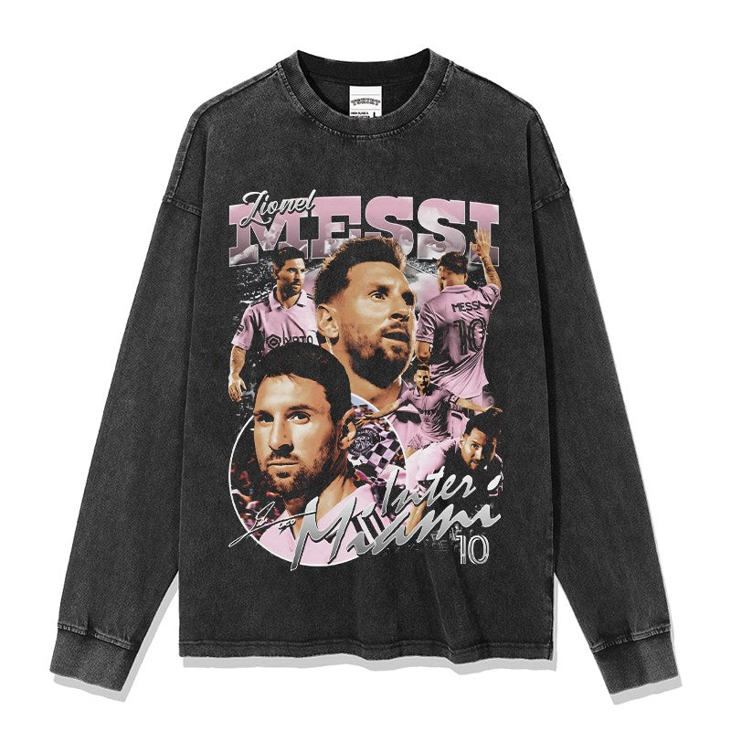 MESSI LONG SLEEVE – שחור שטוף