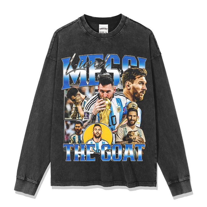 MESSI LONG SLEEVE – שחור שטוף