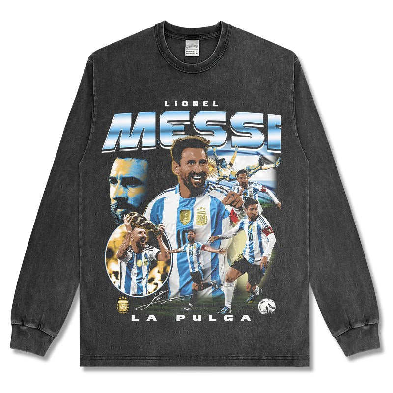 MESSI LONG SLEEVE – שחור שטוף