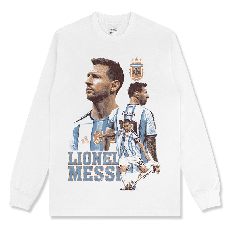 MESSI LONG SLEEVE – לבן