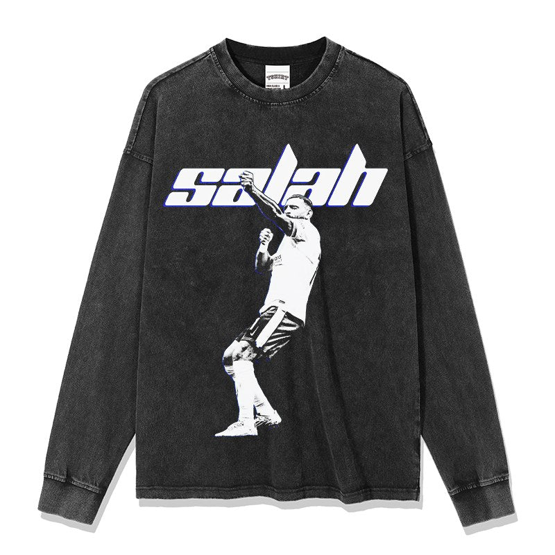 MOHAMED SALAH LONG SLEEVE – שחור שטוף