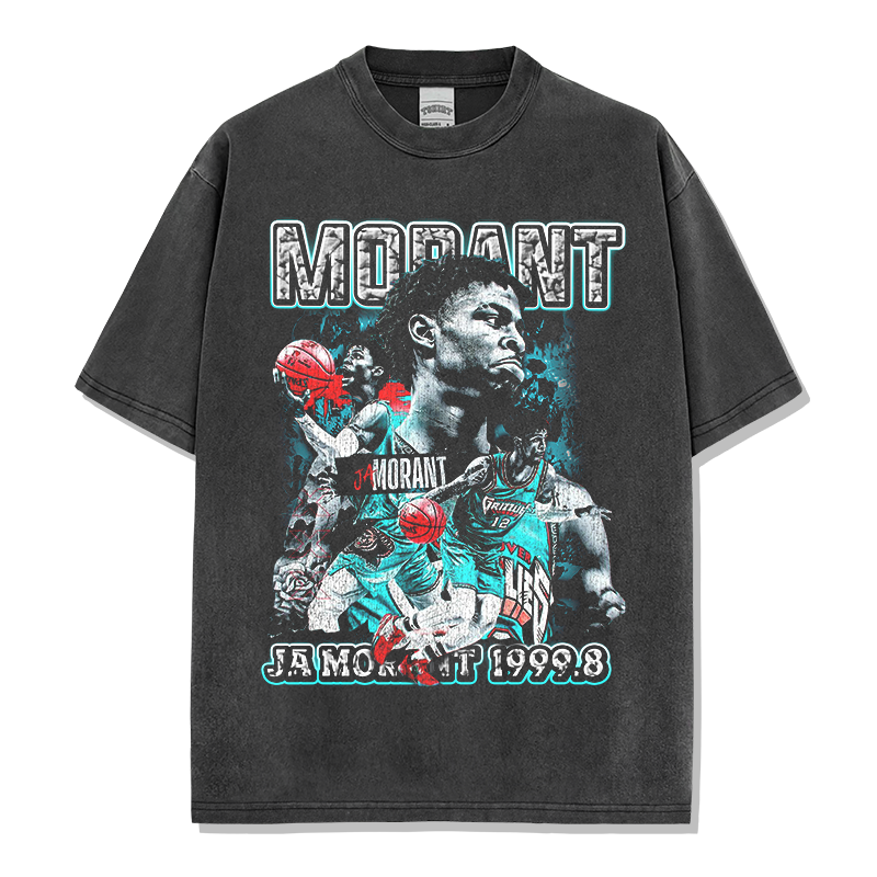 JA MORANT VINTAGE TEE · FULL COURT