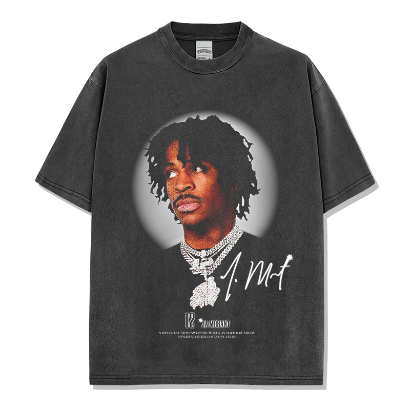JA MORANT VINTAGE TEE · ICE COLD