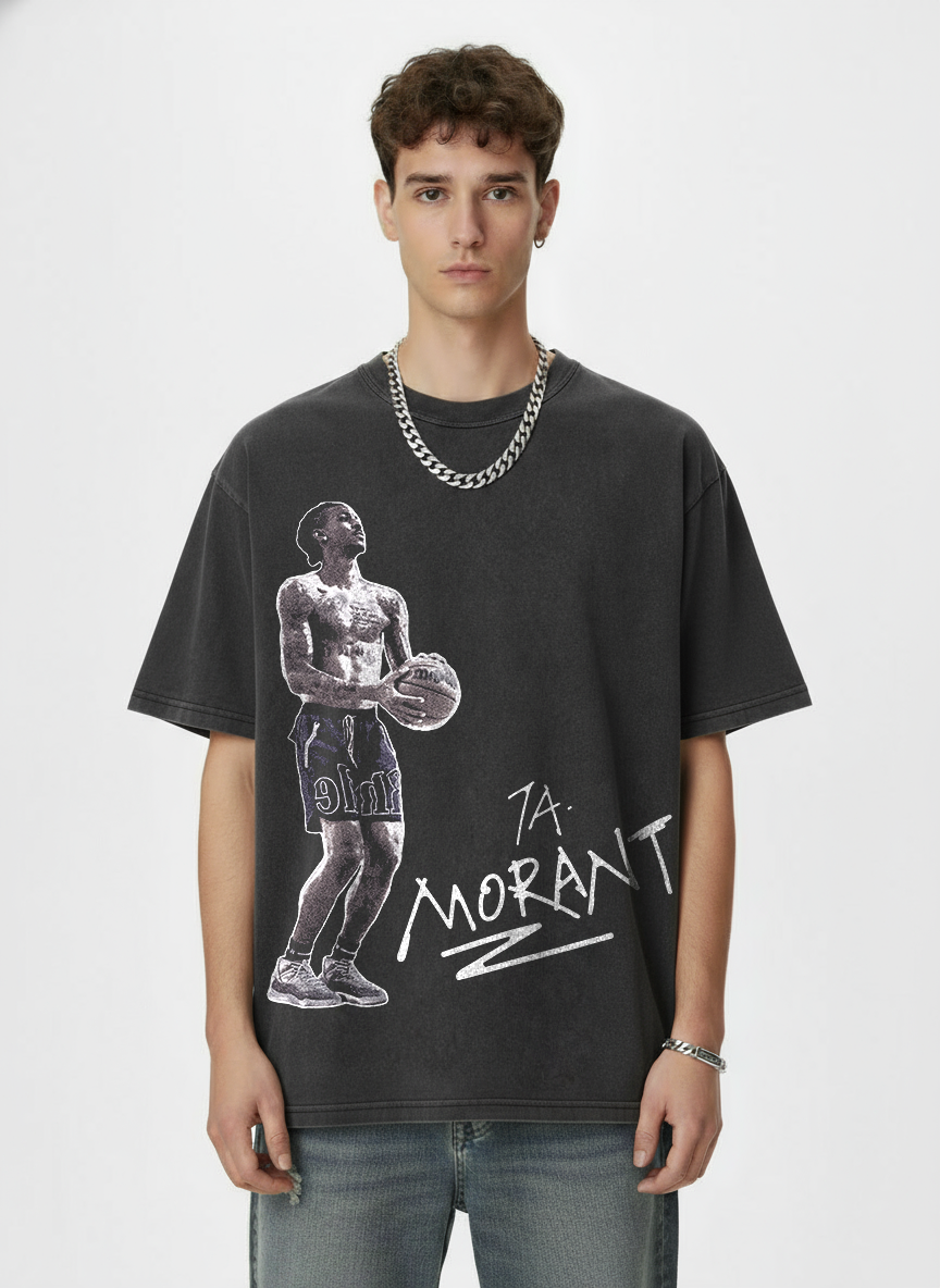 JA MORANT VINTAGE TEE · POSTER