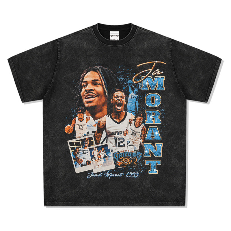 JA MORANT VINTAGE TEE · TRIPLE DOUBLE