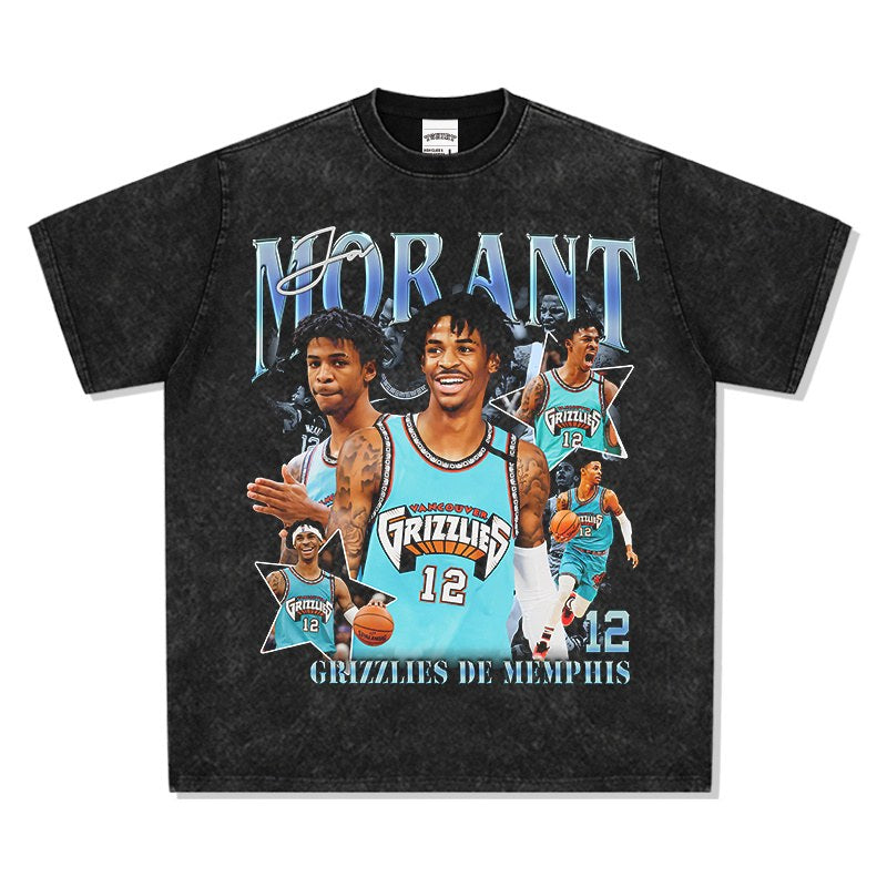 JA MORANT VINTAGE TEE · SLAM DUNK