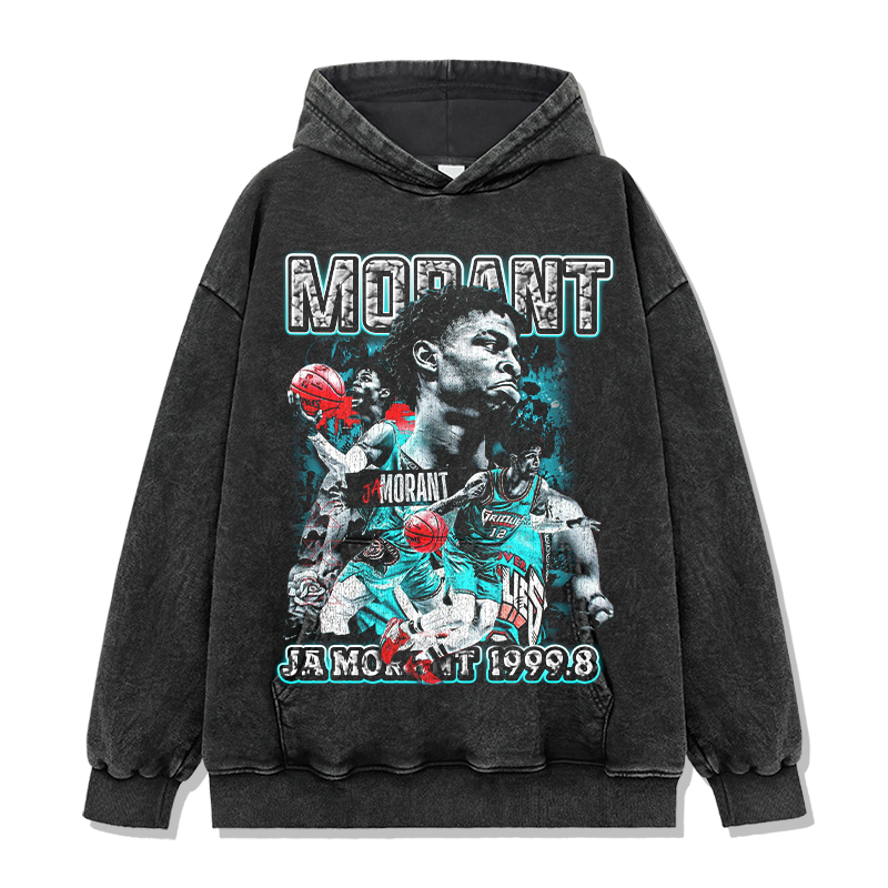 JA MORANT VINTAGE HOODIE · FULL COURT