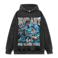 JA MORANT VINTAGE HOODIE – שחור שטוף