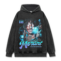 JA MORANT VINTAGE HOODIE – שחור שטוף