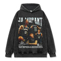 JA MORANT VINTAGE HOODIE – שחור שטוף