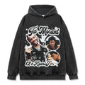JA MORANT VINTAGE HOODIE – שחור שטוף