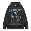 JA MORANT VINTAGE HOODIE – שחור שטוף