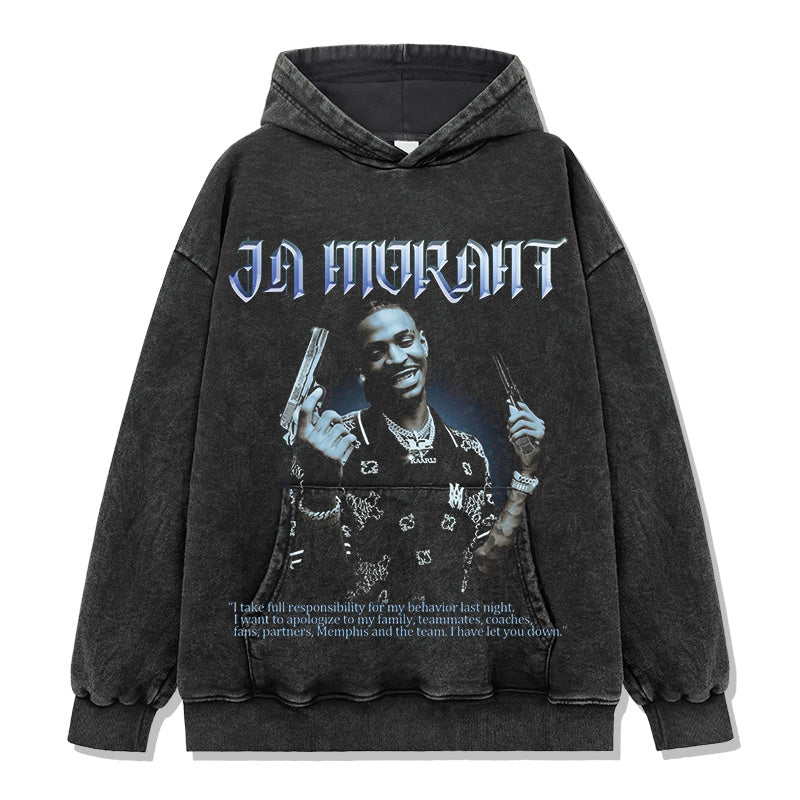 JA MORANT VINTAGE HOODIE · ROOKIE YEAR