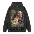 JA MORANT VINTAGE HOODIE – שחור שטוף