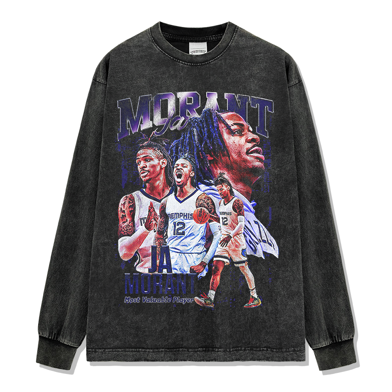 JA MORANT LONG SLEEVE · BLOCK PARTY