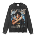 JA MORANT LONG SLEEVE – שחור שטוף