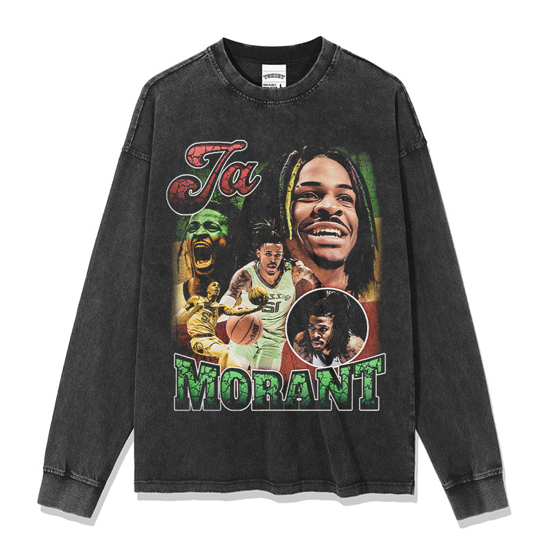 JA MORANT LONG SLEEVE · AND ONE