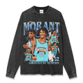 JA MORANT LONG SLEEVE – שחור שטוף