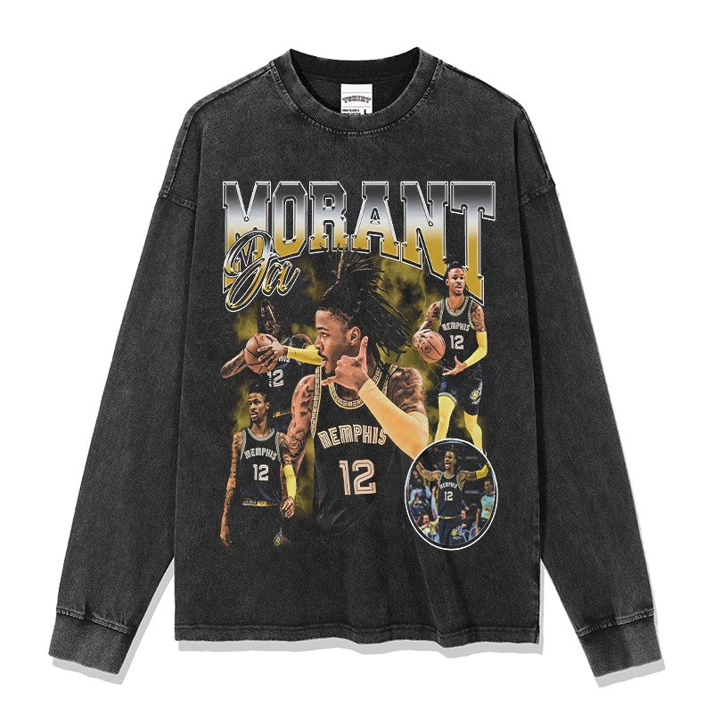 JA MORANT LONG SLEEVE · HALL OF FAME