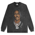 JA MORANT LONG SLEEVE – שחור שטוף