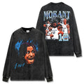 JA MORANT LONG SLEEVE – שחור שטוף