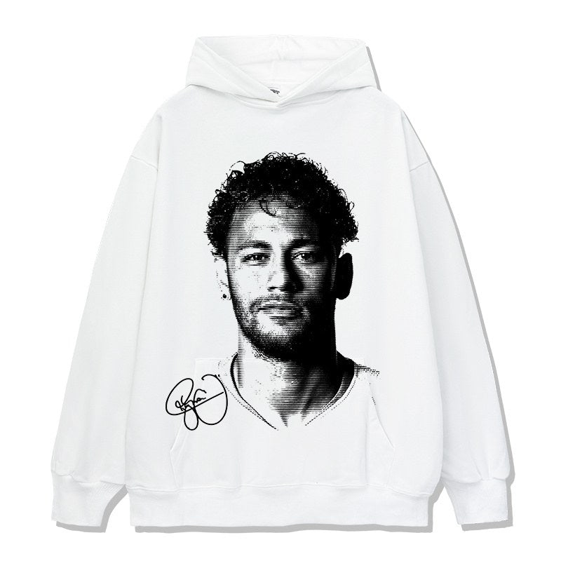 NEYMAR VINTAGE HOODIE – לבן