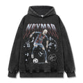 NEYMAR VINTAGE HOODIE – שחור שטוף