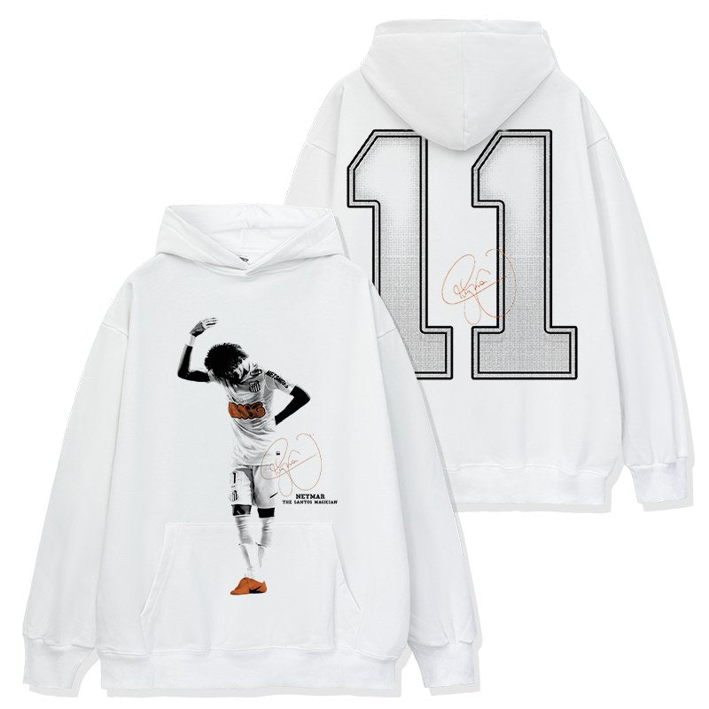 NEYMAR VINTAGE HOODIE – לבן