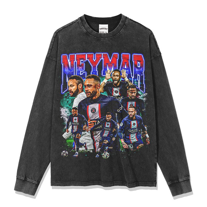 NEYMAR LONG SLEEVE – שחור שטוף