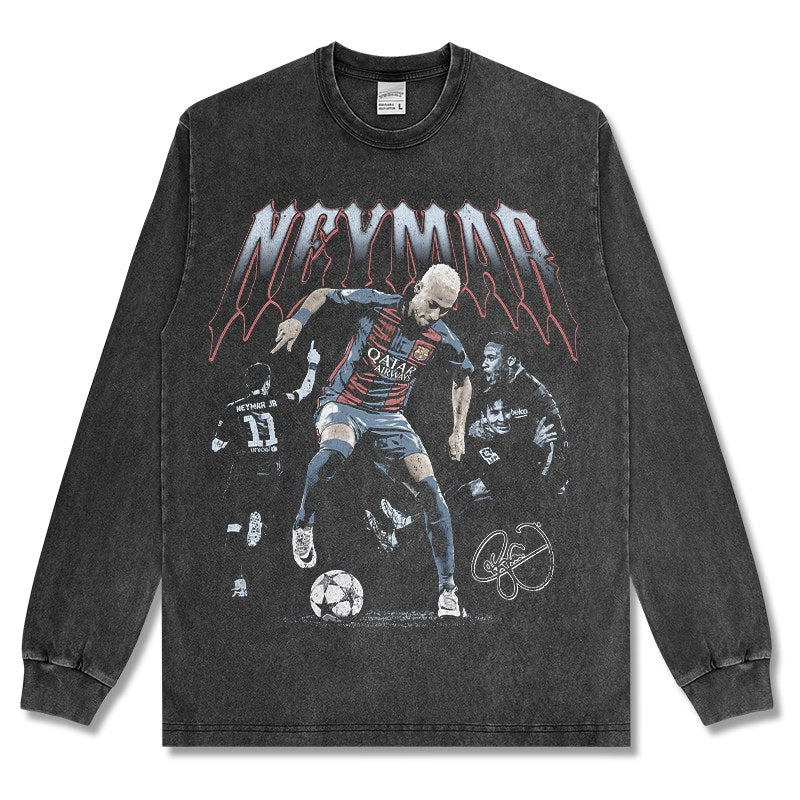 NEYMAR LONG SLEEVE – שחור שטוף