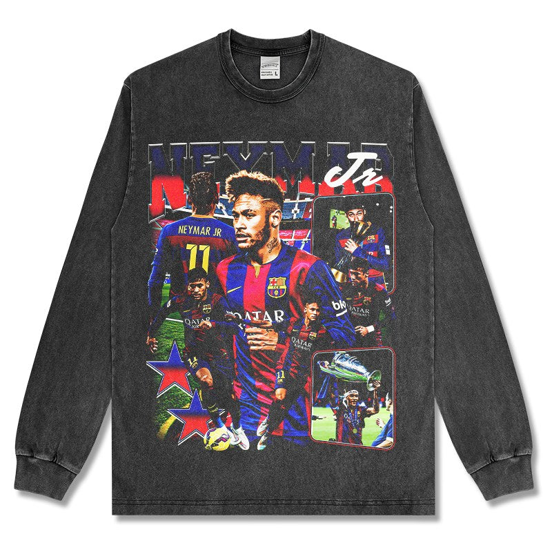 NEYMAR LONG SLEEVE – שחור שטוף
