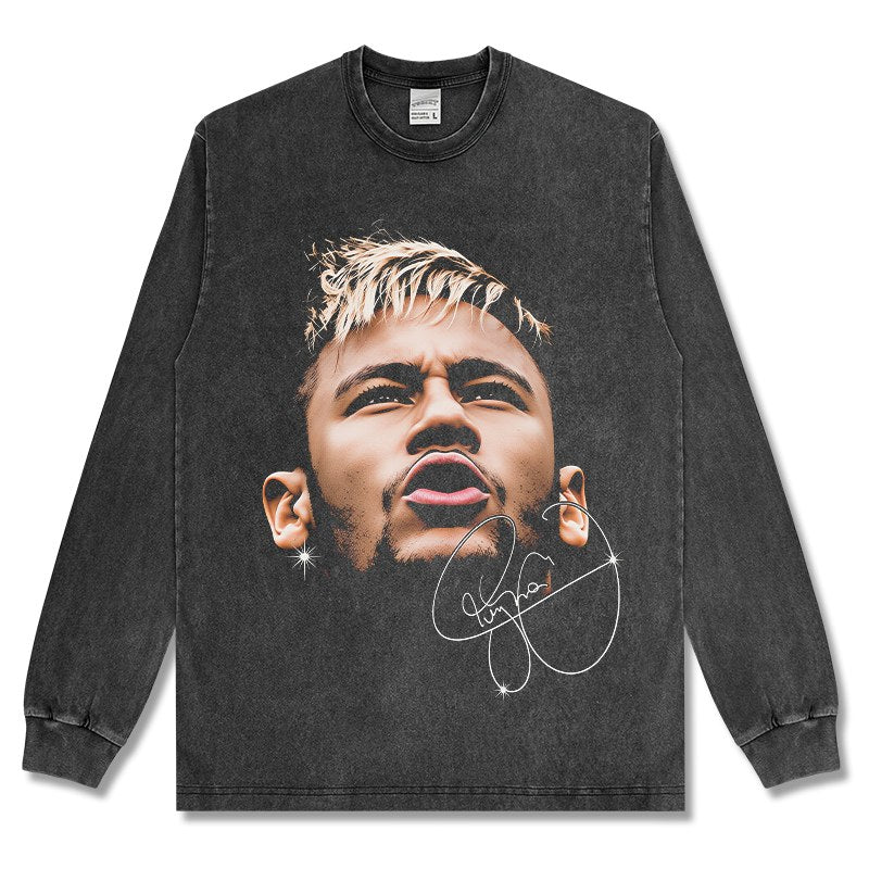 NEYMAR LONG SLEEVE – שחור שטוף