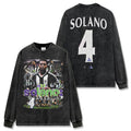 NOLBERTO SOLANO LONG SLEEVE – שחור שטוף