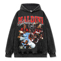 PAOLO MALDINI VINTAGE HOODIE – שחור שטוף