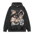 PAUL GEORGE VINTAGE HOODIE – שחור שטוף