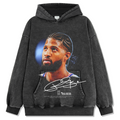PAUL GEORGE VINTAGE HOODIE – שחור שטוף