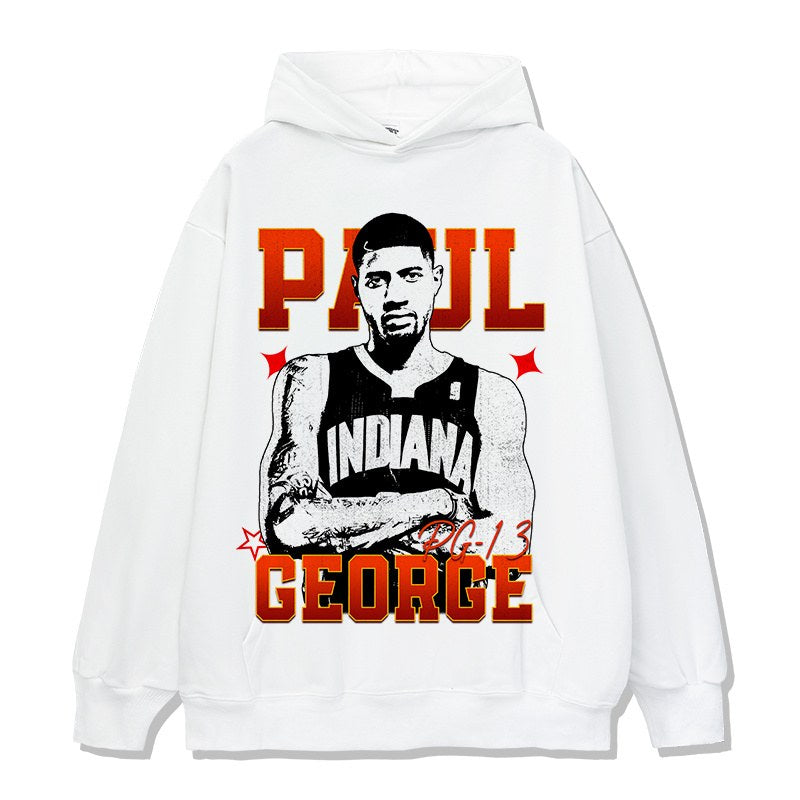 PAUL GEORGE VINTAGE HOODIE – לבן