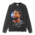 PAUL GEORGE LONG SLEEVE – שחור שטוף