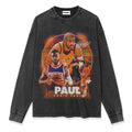 PAUL GEORGE LONG SLEEVE – שחור שטוף