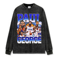PAUL GEORGE LONG SLEEVE – שחור שטוף