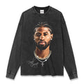 PAUL GEORGE LONG SLEEVE – שחור שטוף