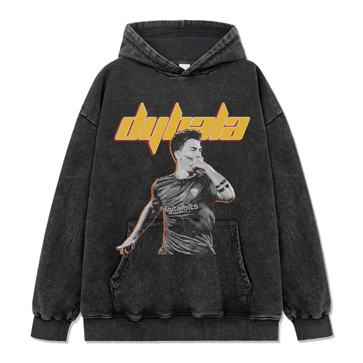 PAULO DYBALA VINTAGE HOODIE – שחור שטוף