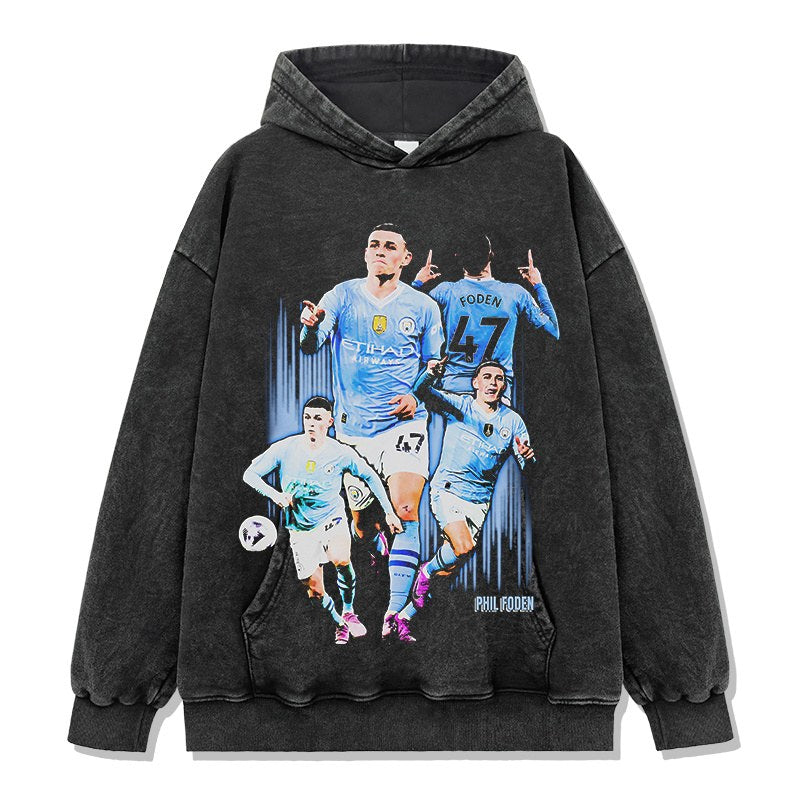 PHIL FODEN VINTAGE HOODIE · GOLDEN BOOT