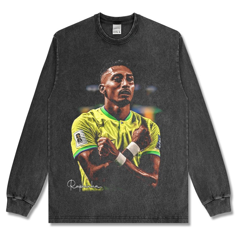 RAPHINHA LONG SLEEVE – שחור שטוף