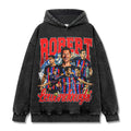 ROBERT LEWANDOWSKI VINTAGE HOODIE – שחור שטוף
