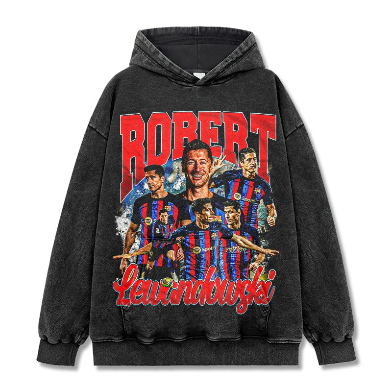 ROBERT LEWANDOWSKI VINTAGE HOODIE · NIGHT GAME